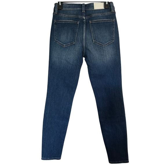 Revolve Pistola Aline High Rise Skinny Stretch Jeans Blue Work Wash Sz 26 $148 - Picture 4 of 13